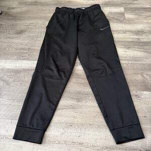 NIKE Therma Fit Sweatpants Mens Small Black Tapered Jogger AO2370-091 Dri Fit